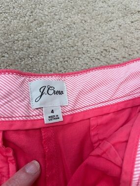 J. Crew Hot Pink Shorts